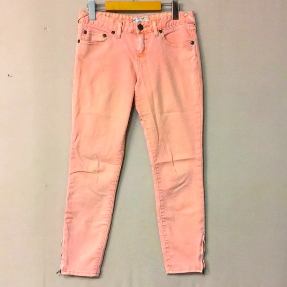 Free People Millennium Ankle Zip Skinny Jean. Sz 27 - Picture 3 of 12